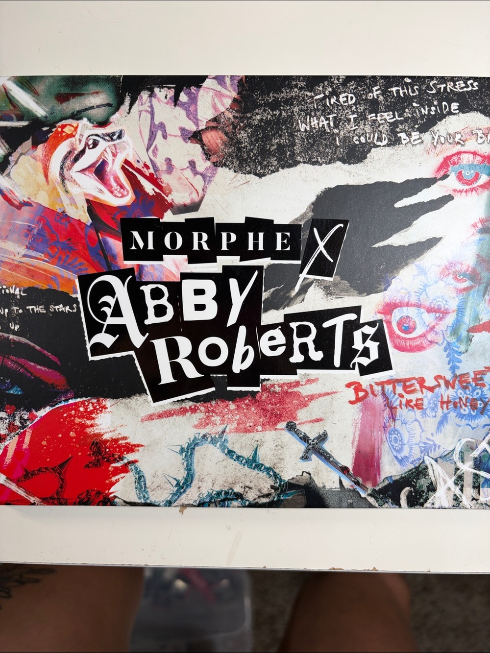 Morphe x Abby Roberts Black Graphic Art Print